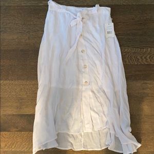 Zac and Rachel white skirt